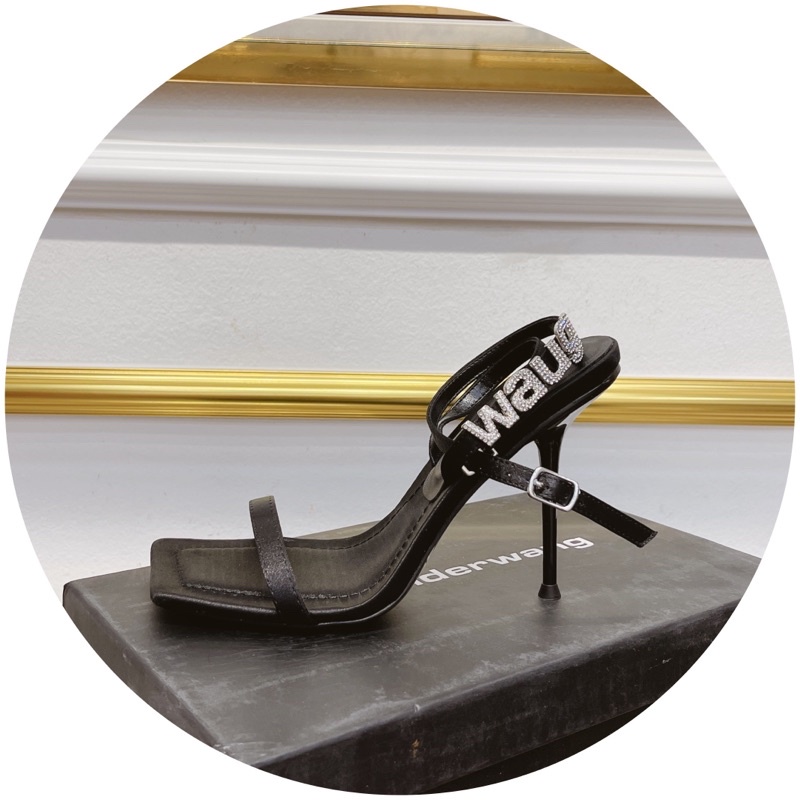 Sandal alex wang quai đá gót nhọn fullbox