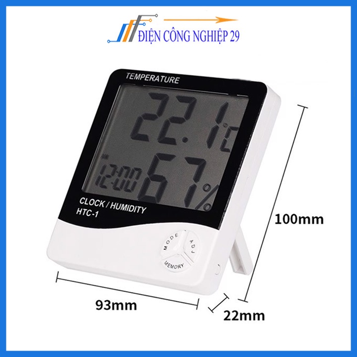Đồng hồ đo độ ẩm - nhiệt độ HTC1