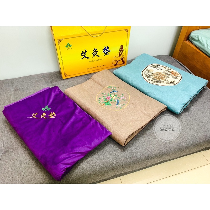 Thảm ngải cứu, Gối ngải cứu, ruột thảm ngải cứu 18 loại thảo dược cắm điện.