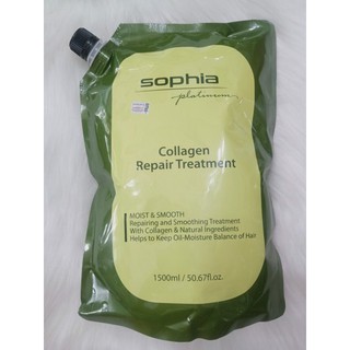 Kem hấp phục hồi tóc Collagen Sophia Platinum Collagen Repair Treatment 1500ml