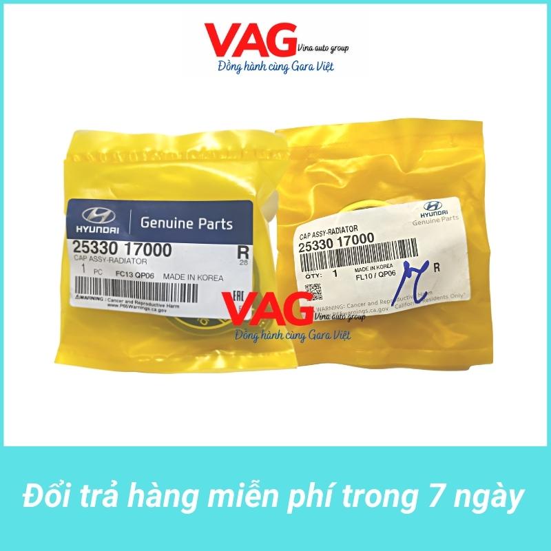 [Chính hãng] Nắp két nước 0.9 chính hãng hợp kim, dày dặn, siêu bền, dùng cho Hyundai, Kia, nissan, ...