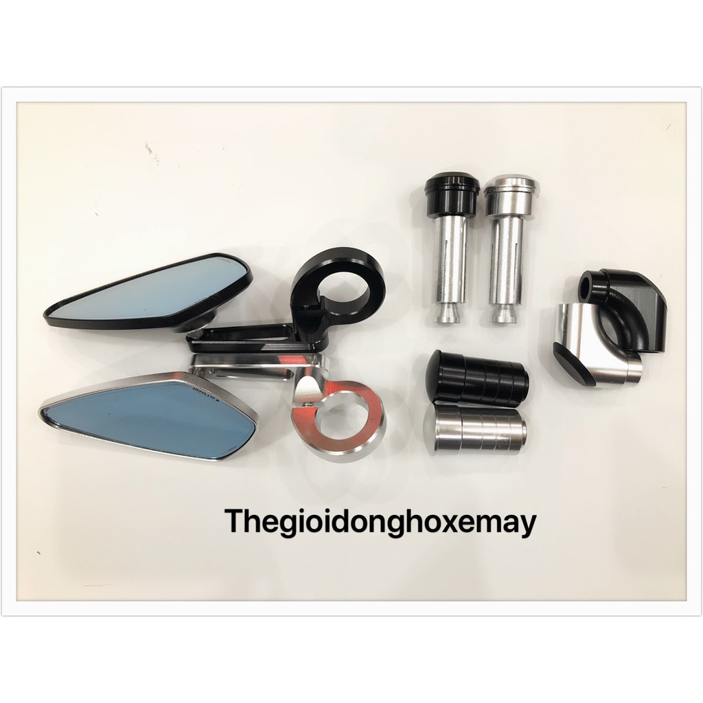 Gương hậu mview moto gadget kèm chân kính, kèm gù ghi đông