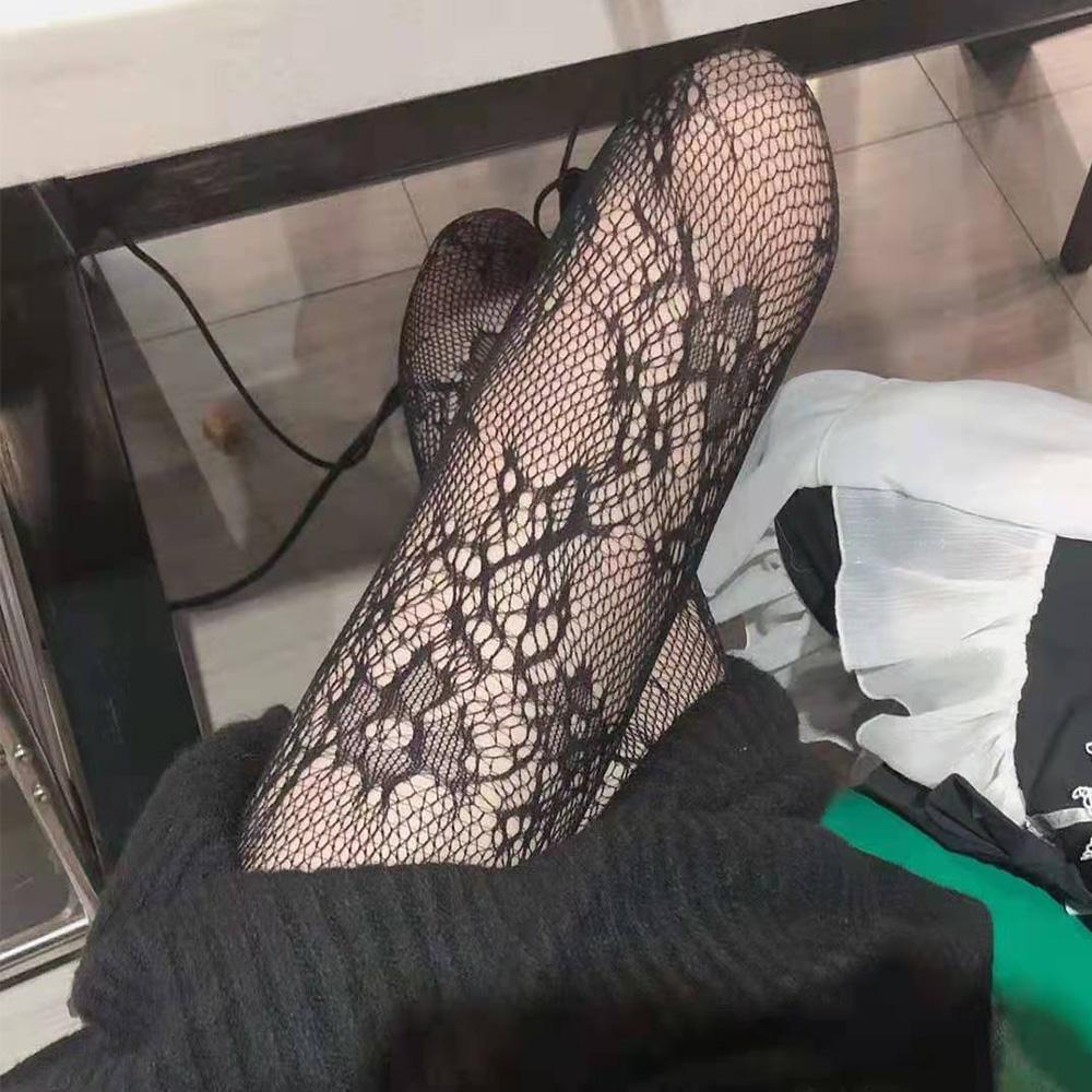 Quần Tất Ren Rỗng Phong Cách Lolita Cổ Điển Gợi Cảm Cho Nữ