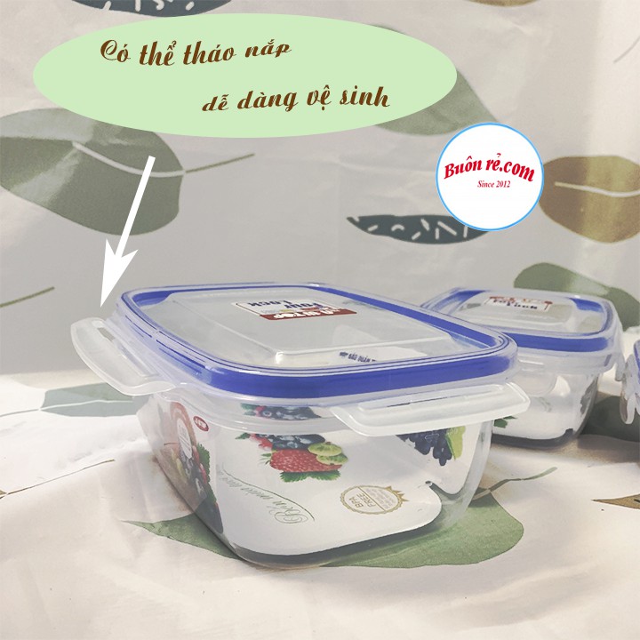 Set 3 hộp trữ đồ đông - hộp nhựa Song Long bảo quản thực phẩm luôn tươi ngon ( MS : 2508 ) - br00315 | BigBuy360 - bigbuy360.vn