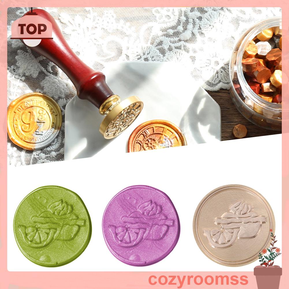 Đầu Con Dấu Sáp Niêm Phong Hình Quả Táo Cổ Điển DIY Đa Ứng Dụng