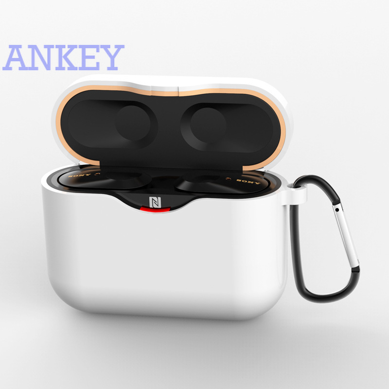 Sony WF-1000XM3 Case Vỏ Chống Rơi Kèm Móc Bảo Vệ Hộp Sạc Tai Nghe Cho SONY WF-1000XM3