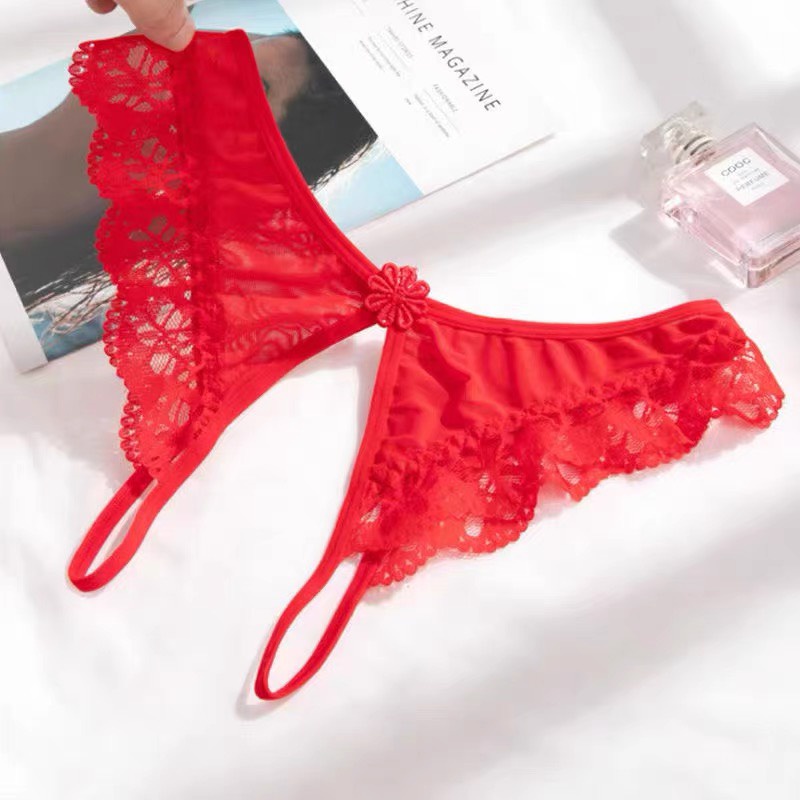 Quần Lót Ren Nữ Sexy Xẻ Đáy iBRA Quần Lót Lọt Khe Hở Đáy, Đũng Cạp Thấp lưới Xuyên Thấu Gợi Cảm IBRA'S STORE i121