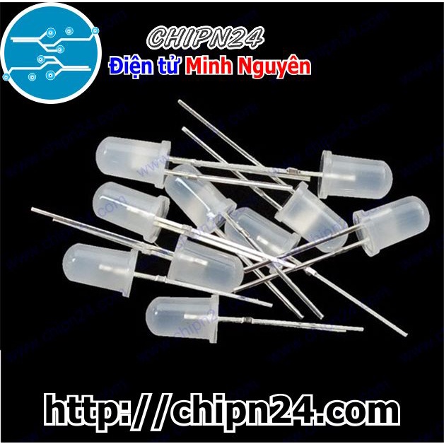 [100 CON] (TK1) Led Đục 5mm Senyang màu XANH LÁ (Led chất lượng cao, chuyên dùng làm Đèn quảng cáo Bảng hiệu)