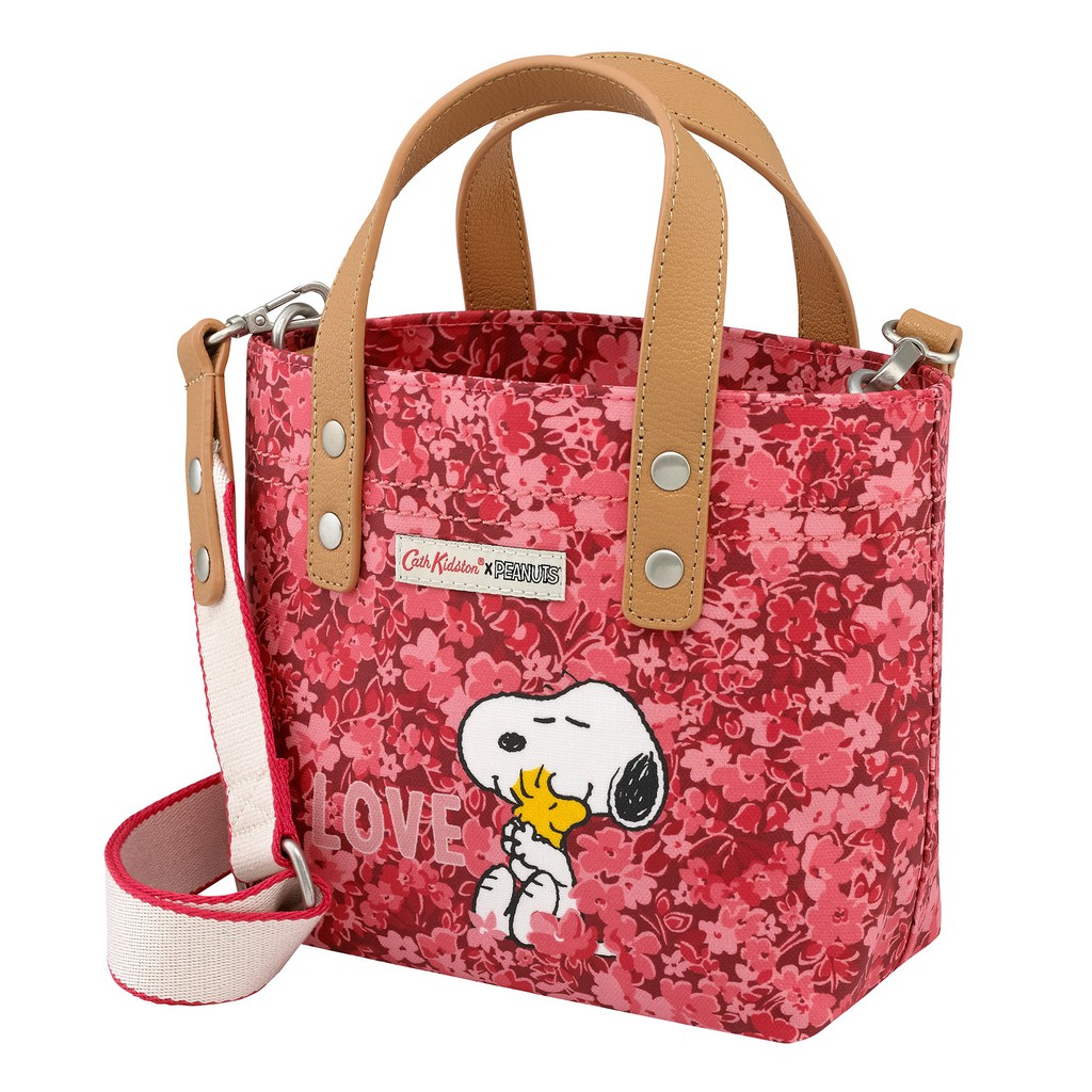 Cath Kidston - Túi đeo chéo Snoopy Brampton Mini - 910095 - Berry Red