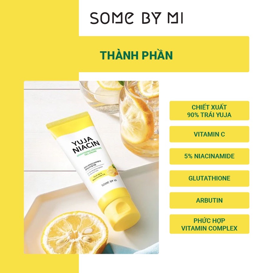 Kem dưỡng làm sáng da Some By Mi Yuja NiacinBrightening Moisture Gel Cream 100ml
