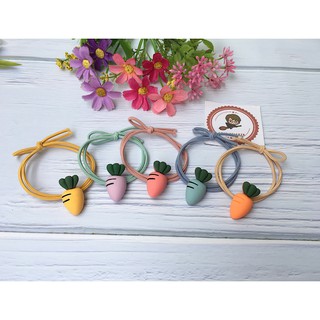 (Ảnh thật-chọn màu) Cột tóc hình cà rốt dễ thương