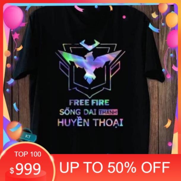 SIÊU SALE - SALE- Áo thun phản quang 7 màu free fire sống dai Huyền thoại - áo FF chất /giá tốt chất lượng