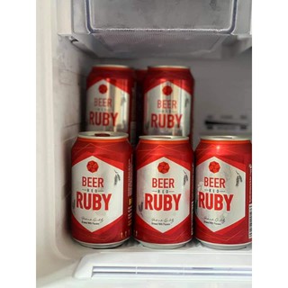 Thùng 24 lon Bia Red Ruby