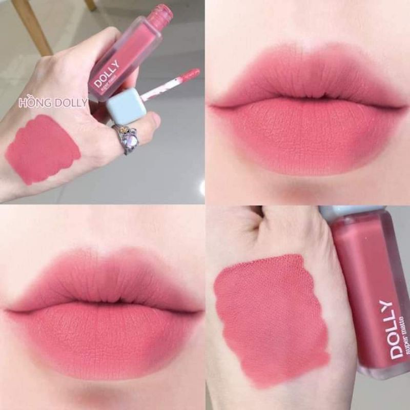 &lt;Hồng Dolly&gt;Son Dolly super matte hot trend 2021-Màu hót