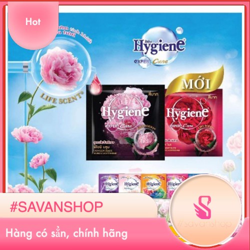 Combo 10 gói nước xả quần áo đậm đặc Hygiene Thái Lan