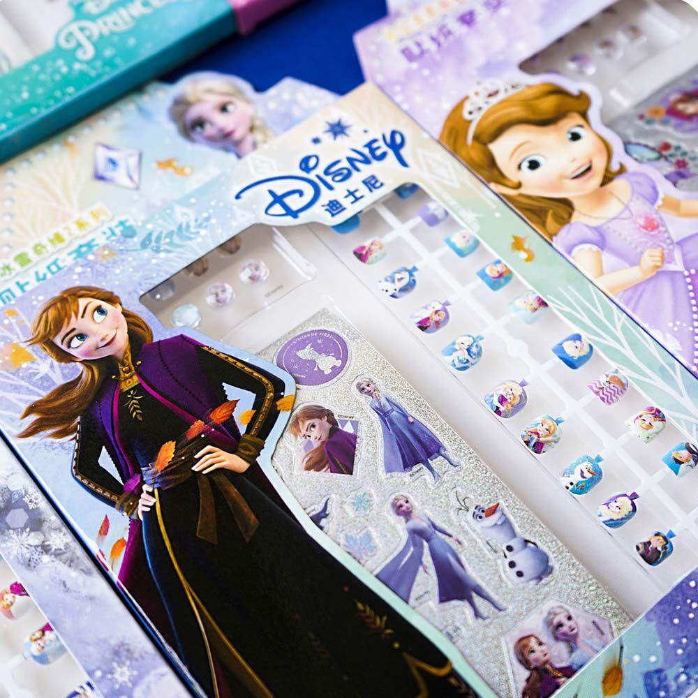 Bộ Miếng Dán Trang Trí Móng Tay Hình Mickey Minnie Dễ Thương Dành Cho Bé Gái