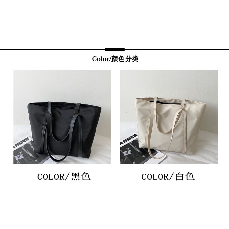 Túi tote vải dù phong cách đơn giản dành cho nữ