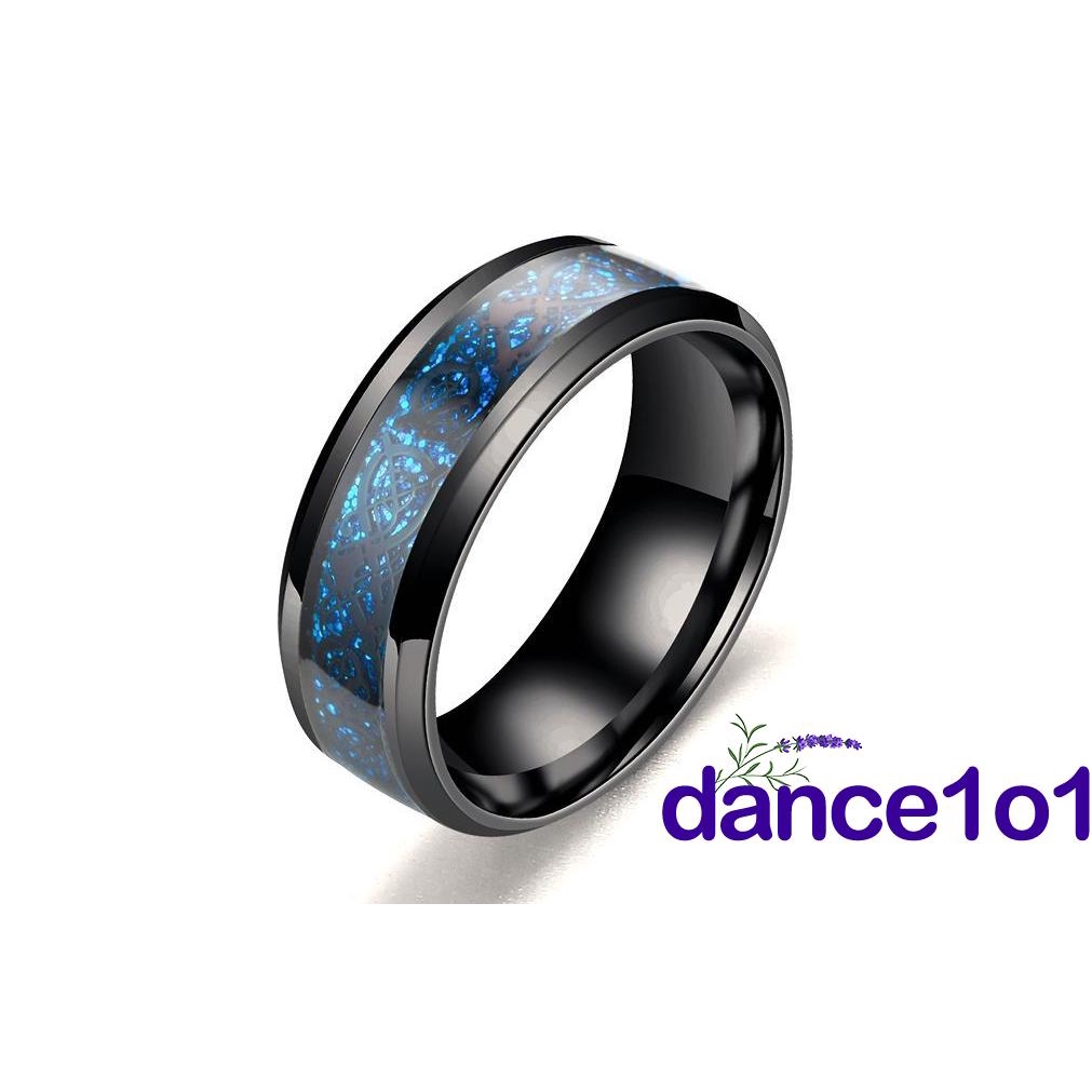 Nhẫn bằng cacbua vonfram màu đen thời trang cá tính