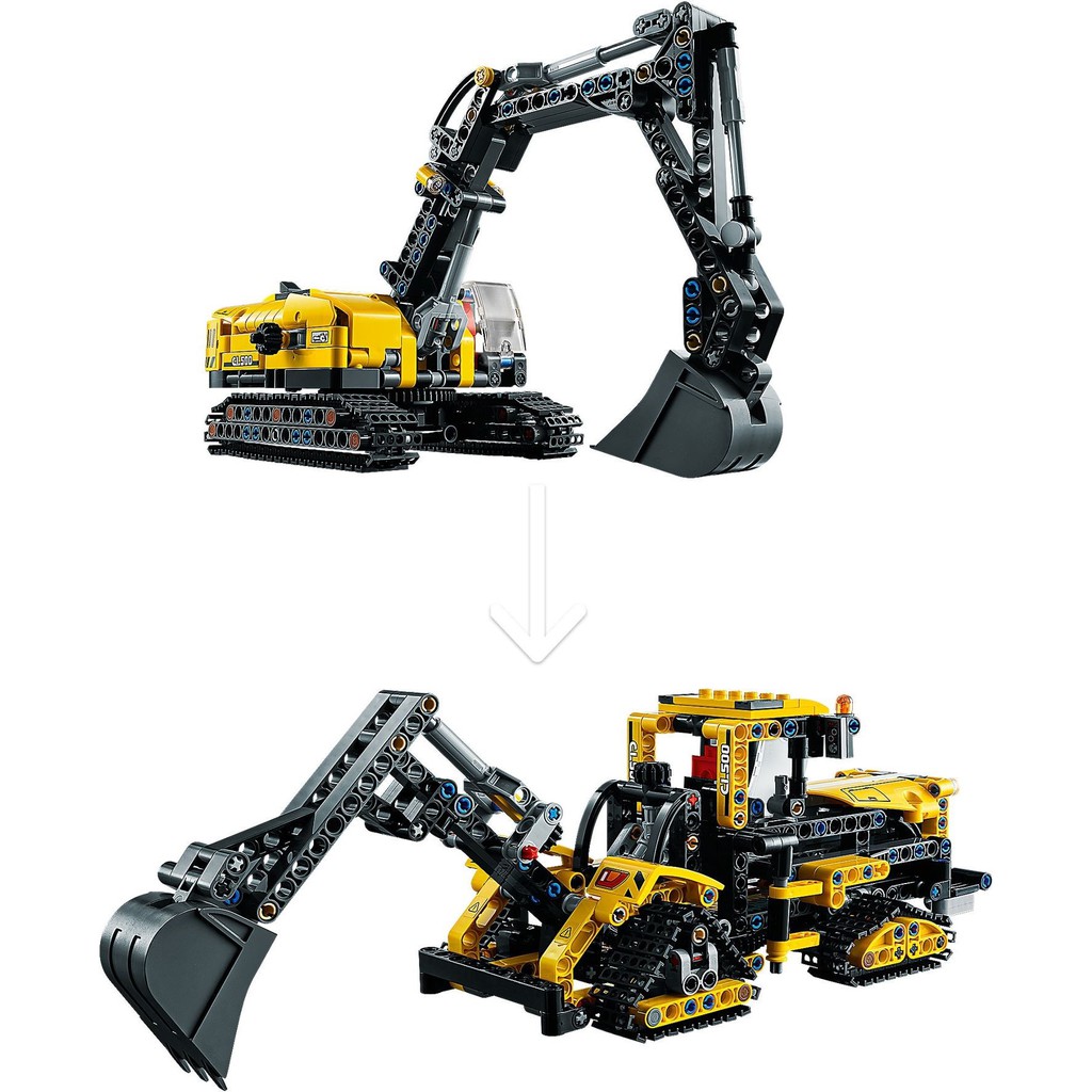 42121 Iego Technic  Heavy Duty Excavator - Đồ chơi lắp ráp Iego  TECHNIC Xe máy xúc hạng nặng