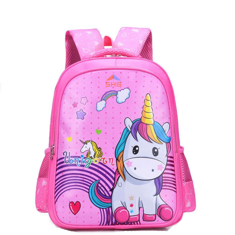 BALO HỌC SINH TIỂU HỌC 2 NGĂN LỚN PONY, ELSA, KITTY DỄ THƯƠNG, KUTE CHO BÉ GÁI