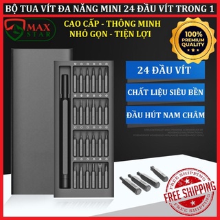 Bộ tô vít đa năng mini 24 đầu cao cấp siêu bền Tô vít sửa điện thoại Tô vít điện ✅