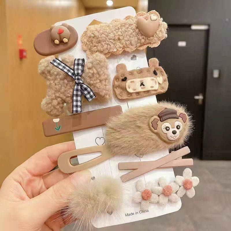 Set 8-10 kẹp tóc thời trang cho bé gái