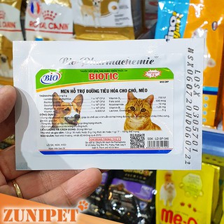 Men hỗ trợ đường tiêu hóa cho chó mèo BIOTIC 5g