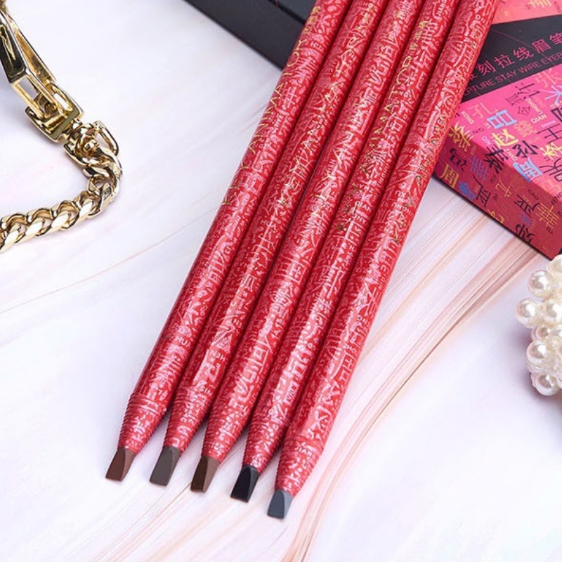 Bút Chì Kẻ Lông Mày TIK TOK Chống Nước Chống Mồ Hôi Không Phai Màu Sắc Tự Nhiên Lâu Trôi