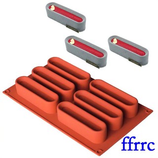 Bộ 6 Khuôn Silicone Làm Kem / Sô Cô La Diy