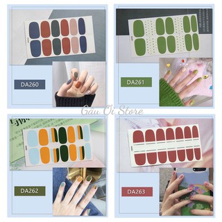 Nhãn dán móng tay nghệ thuật 14 miếngo