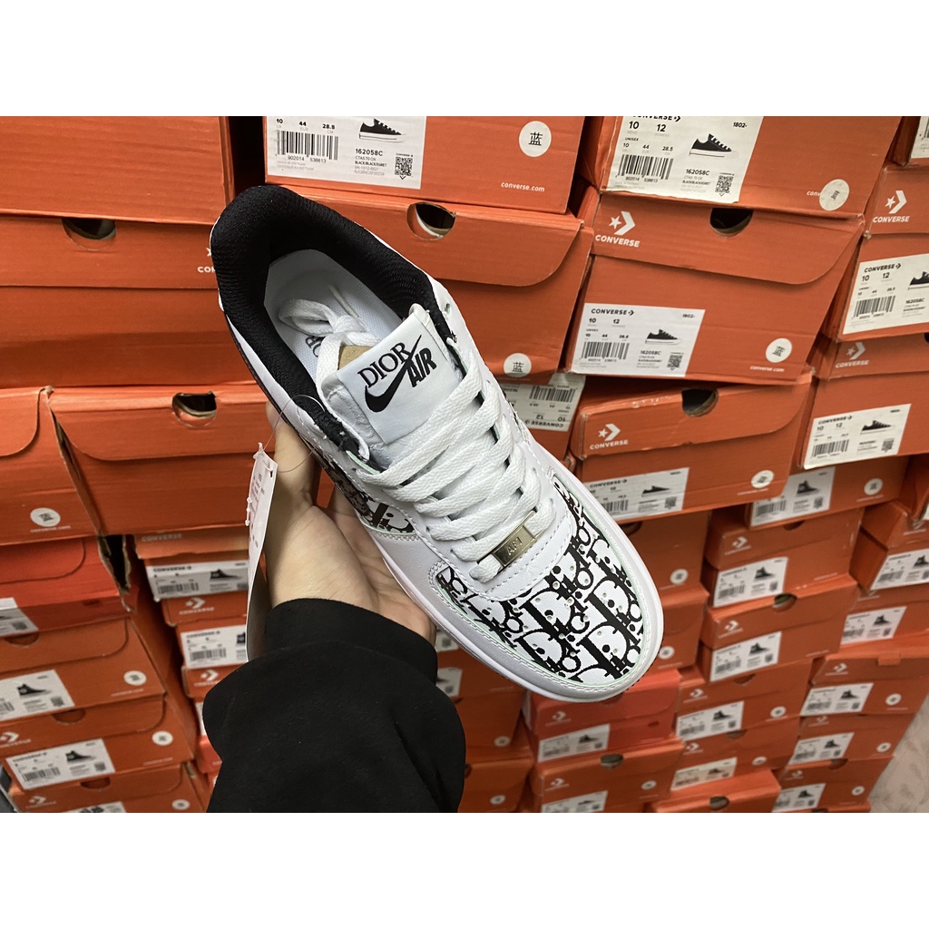 [FreeShip – Được Kiểm Tra hàng] Giày thể thao nam nữ AF1 DIOR Trắng đen | BigBuy360 - bigbuy360.vn