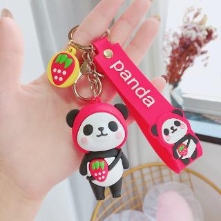 Móc Khóa Gấu Trúc Đỏ Dễ Thương