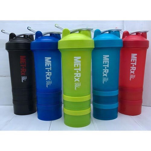 Bình MET RX 3 ngăn lắc pha sữa tập gym 500ml, mua nhiều giảm giá