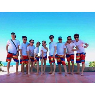 [ÁO THUN GIÁ XƯỞNG]ÁO THUN TRƠN ÁO NHÓM ĐI BIỂN CÁ TÍNH