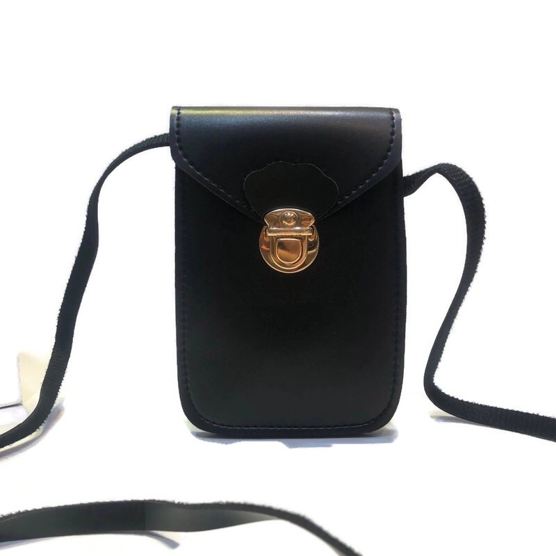 Túi đựng điện thoại/ túi đeo chéo mini chất da mềm kích thước 10x16cm HOT 2021