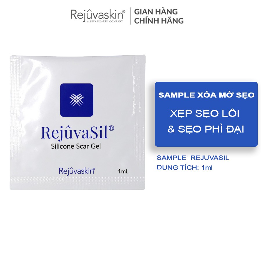 Sample Gel Xóa Mờ Sẹo Lồi / Sẹo Phì Đại REJUVASKIN RejuvaSil 1ml