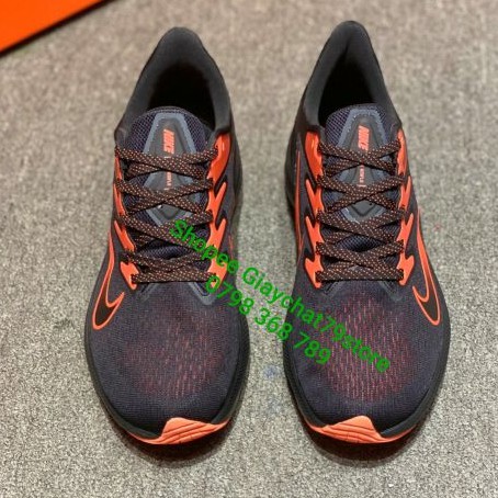 Giày Nike Air Zoom Winflo 7 Men's Running CJ0302-001 Black/Orange  [Chính Hãng - FullBox] Giaychat79store