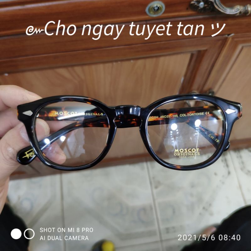 Gọng Kính Cận Moscot Lemtosh Size 49