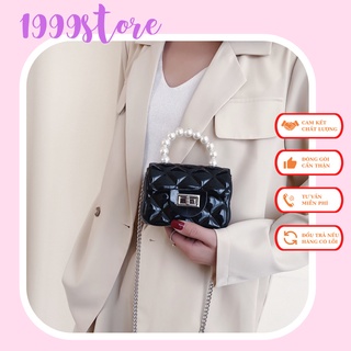Túi xách nữ túi đeo chéo mini quai xách ngọc trai nhân tạo 1999store_official