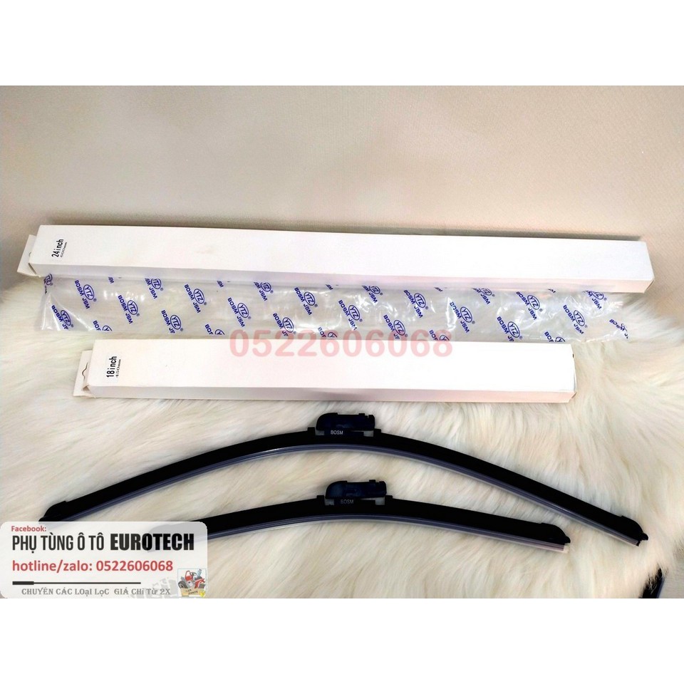 ĐÔI🔥  Gạt mưa silicon 🔥 Mazda CX-5 2018 tới nay Hãng BOSM - sử dụng lưỡi gạt từ DOLY