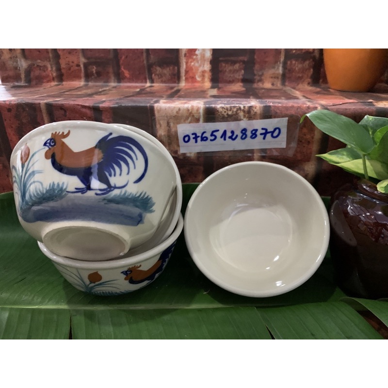Bát lở con gà hàng cao cấp miệng 14cm cao 7 cm