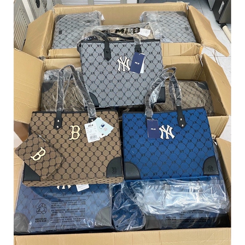 túi xách nữ TOTE M.L.B MONOGRAM sz 39cm hàng loại 1