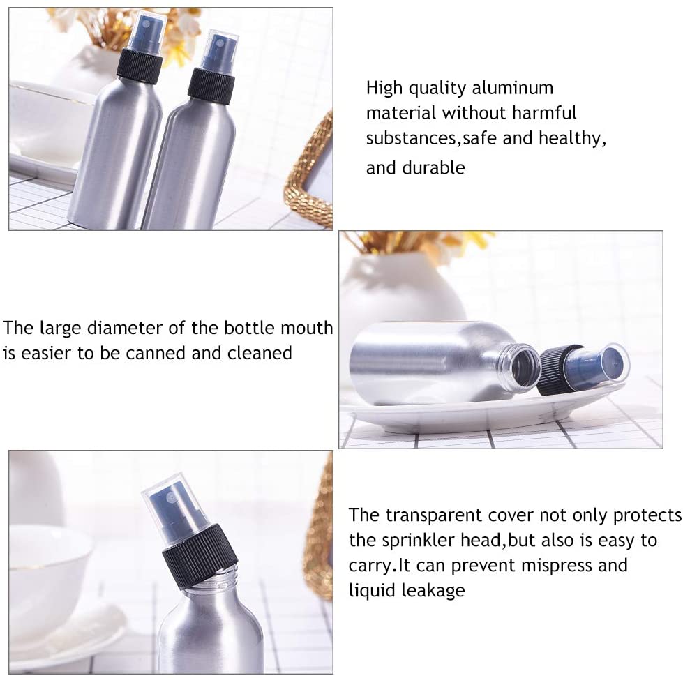 Chai xịt rỗng bằng nhôm đa năng tiện lợi cho du lịch 100ml