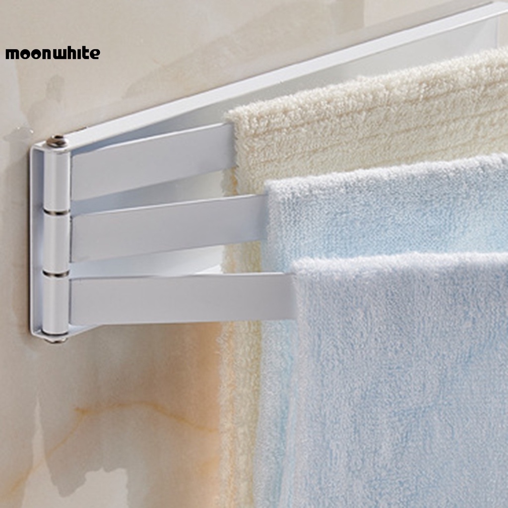 [Ready Stock] Home  Life Durable Towel Rack Foldable Towel Storage Holder Good Load Capacity for Home