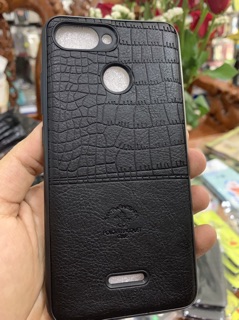 Ốp Xixaomi Redmi6 dẻo vân da thời trang