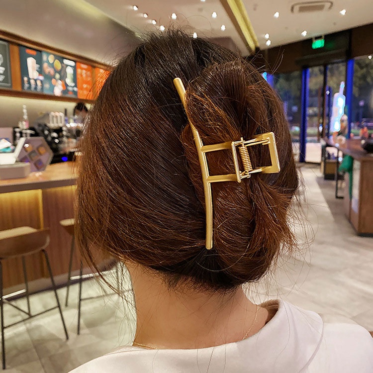 AOFEIQIKE Kẹp tóc kim loại thời trang phong cách Nhật Hàn cho nữ