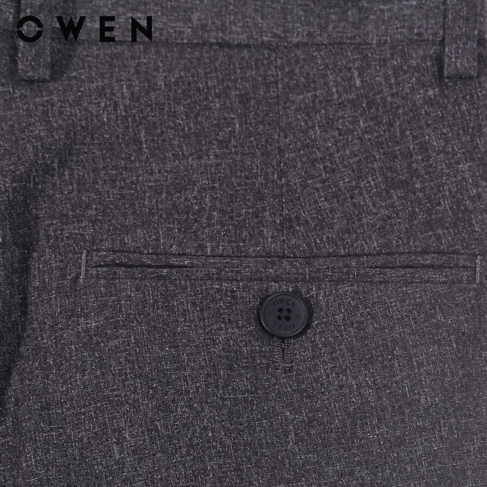 Quần tây Nam Owen Nano Slim Fit màu Đen - QS21078