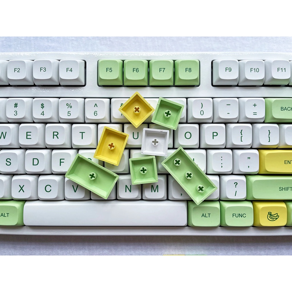 Keycap PBT XDA Shimmer, Gundam, Panda nút bàn phím cơ phù hợp nhiều la