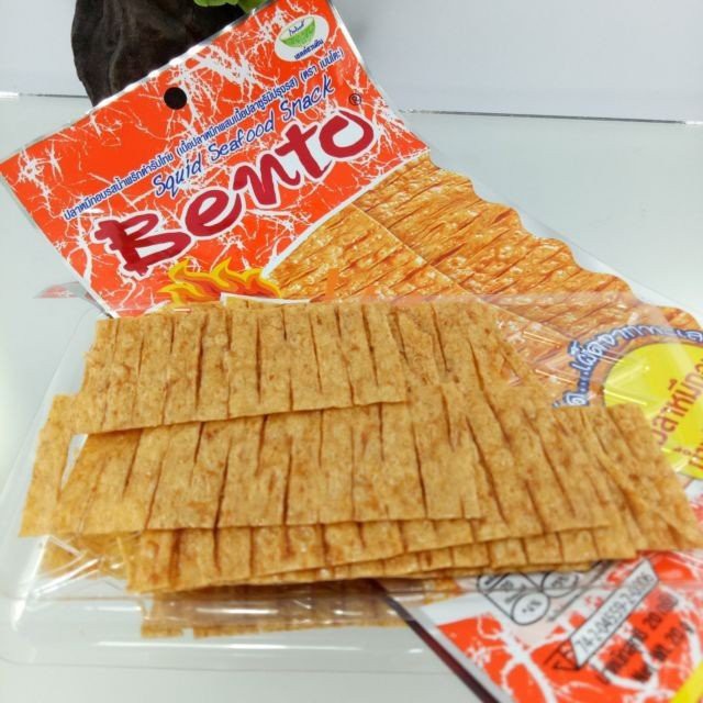 Snack Mực Bento Tẩm Vị Thái (Màu Cam) - Dây 13 Gói 6Gr | BigBuy360 - bigbuy360.vn