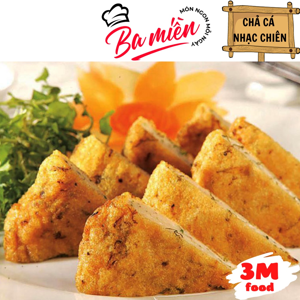 Chả cá Nhạc Hạ Long ngon dai thơm khay 500gr  3M FOOD HS